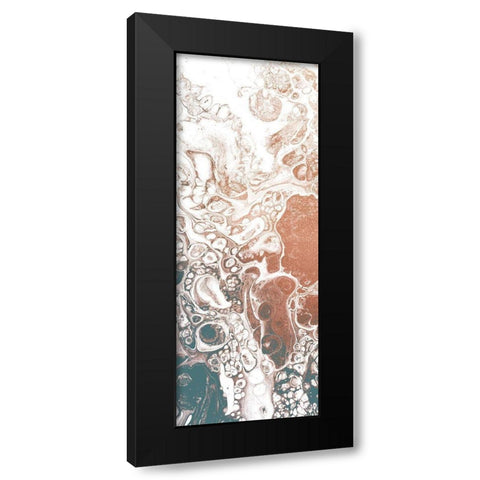 Bubble 1 Black Modern Wood Framed Art Print with Double Matting by Kimberly, Allen