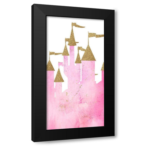 A Princess 6 No Words Black Modern Wood Framed Art Print with Double Matting by Allen, Kimberly