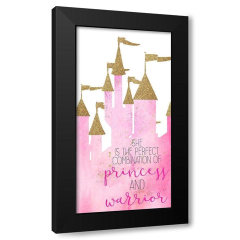 A Princess 6 Black Modern Wood Framed Art Print with Double Matting by Kimberly, Allen