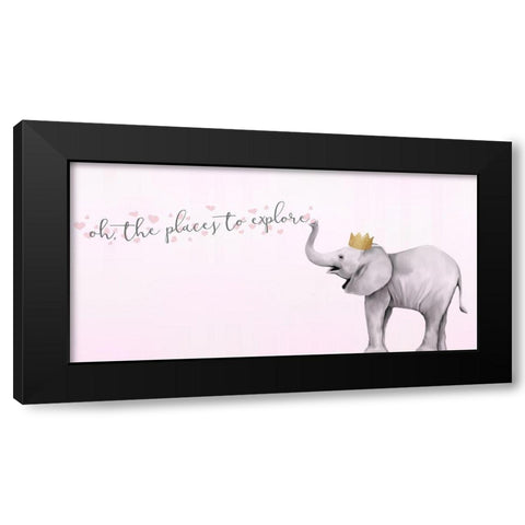 The Sky 6 Black Modern Wood Framed Art Print by Kimberly, Allen