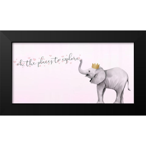 The Sky 6 Black Modern Wood Framed Art Print by Kimberly, Allen