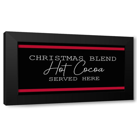 Christmas Cocoa 1 Black Modern Wood Framed Art Print by Kimberly, Allen