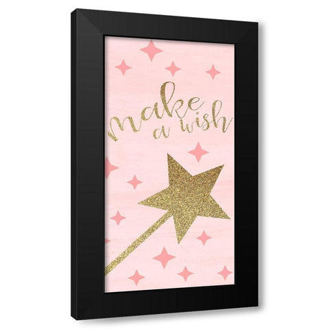 Make a Wish Black Modern Wood Framed Art Print with Double Matting by Kimberly, Allen