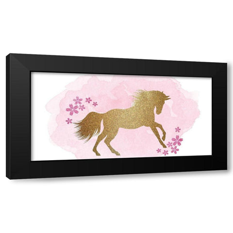 Be a Unicorn A Black Modern Wood Framed Art Print by Kimberly, Allen