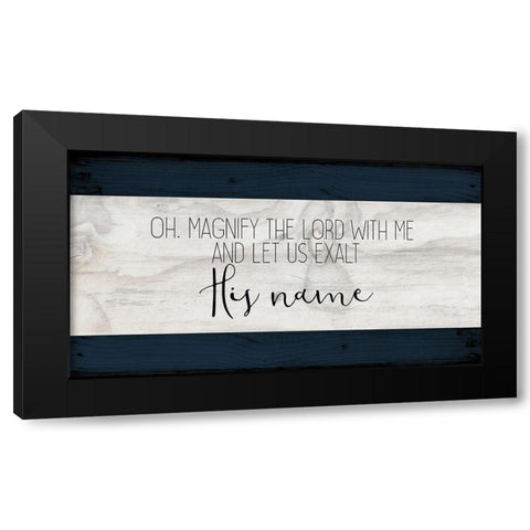 Oh Magnify Black Modern Wood Framed Art Print by Kimberly, Allen