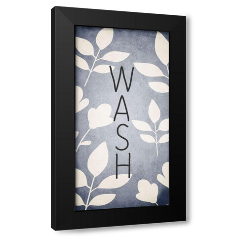 Relax Wash 2 Black Modern Wood Framed Art Print with Double Matting by Kimberly, Allen