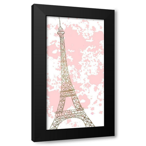 Mon Amour 1 Black Modern Wood Framed Art Print by Allen, Kimberly