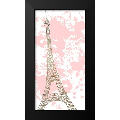 Mon Amour 1 Black Modern Wood Framed Art Print by Allen, Kimberly