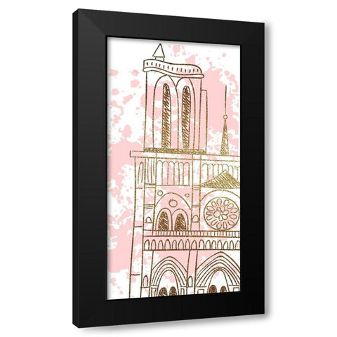 Mon Amour 6 Black Modern Wood Framed Art Print with Double Matting by Allen, Kimberly