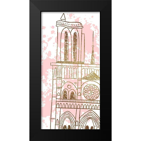 Mon Amour 6 Black Modern Wood Framed Art Print by Allen, Kimberly