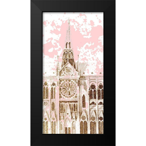 Bonjour Paris 3 Black Modern Wood Framed Art Print by Allen, Kimberly