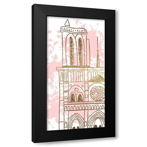 Mon Amour 6 V2 Black Modern Wood Framed Art Print by Allen, Kimberly