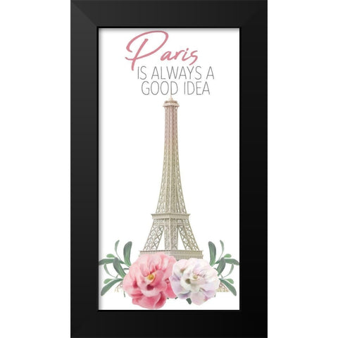 Always Paris 1 Black Modern Wood Framed Art Print by Allen, Kimberly