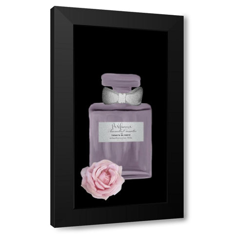 Perfume Roses 1 Black Modern Wood Framed Art Print by Allen, Kimberly