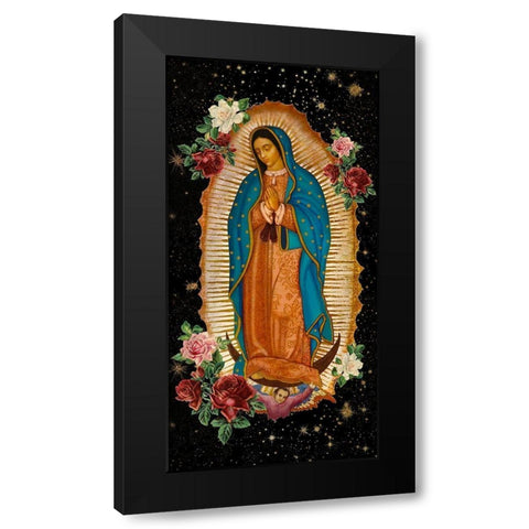Saint 1 Black Modern Wood Framed Art Print with Double Matting by Allen, Kimberly
