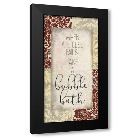 All Else 1 Black Modern Wood Framed Art Print with Double Matting by Allen, Kimberly