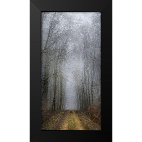 Road of Mysteries 1 Black Modern Wood Framed Art Print by Allen, Kimberly