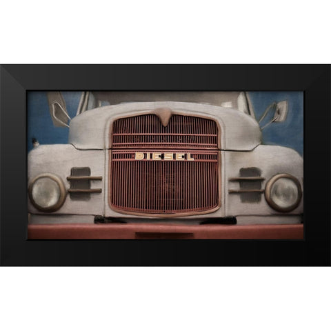 Diesel Black Modern Wood Framed Art Print by Allen, Kimberly