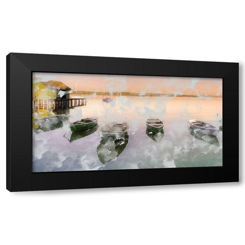 Lake Day Black Modern Wood Framed Art Print by Allen, Kimberly