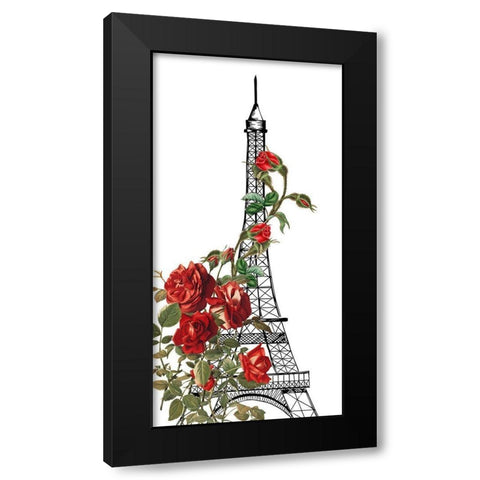 Paris Idea 1 Black Modern Wood Framed Art Print by Allen, Kimberly