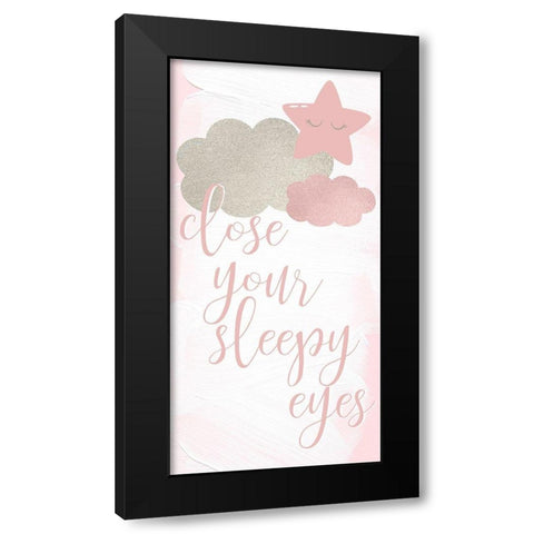 Sweet Dreams 6 Black Modern Wood Framed Art Print with Double Matting by Allen, Kimberly