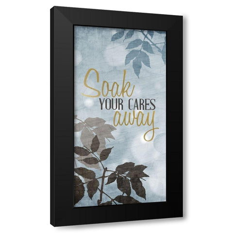 At the Spa 5 Black Modern Wood Framed Art Print by Allen, Kimberly