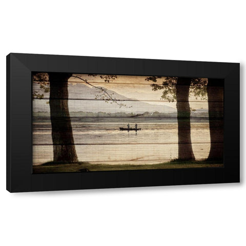 Out Fishing Black Modern Wood Framed Art Print by Allen, Kimberly