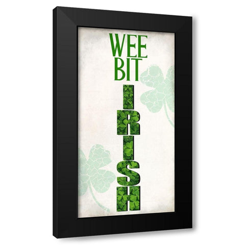 Wee Bit Black Modern Wood Framed Art Print by Allen, Kimberly