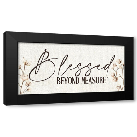 Beyond Measure Black Modern Wood Framed Art Print by Allen, Kimberly