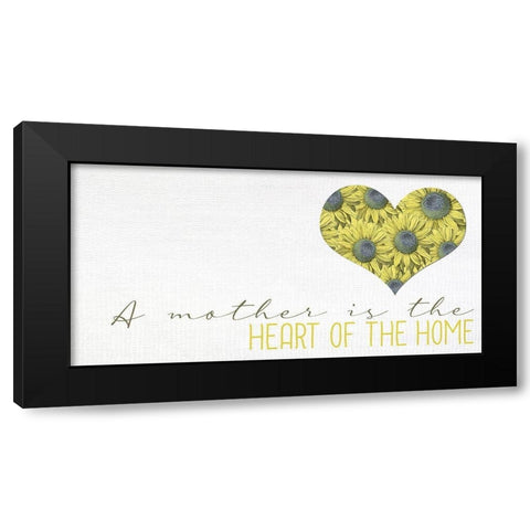 Heart of the Home Black Modern Wood Framed Art Print by Allen, Kimberly