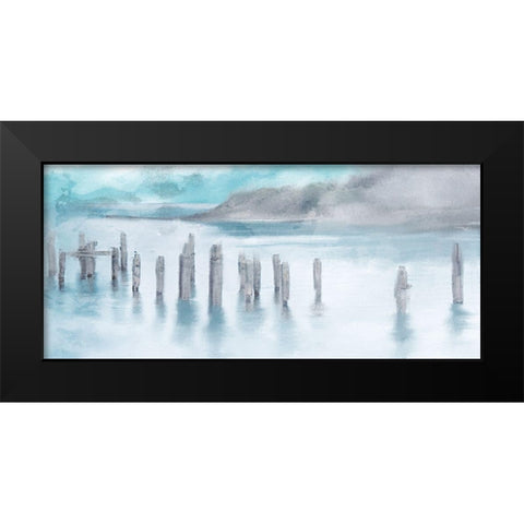 Broken Pier Black Modern Wood Framed Art Print by Allen, Kimberly