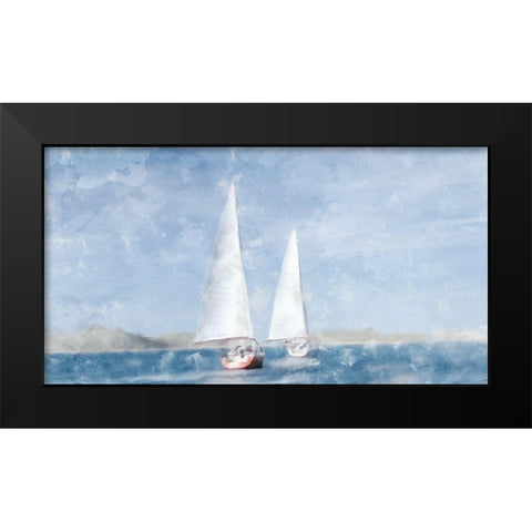 Sailing Black Modern Wood Framed Art Print by Allen, Kimberly