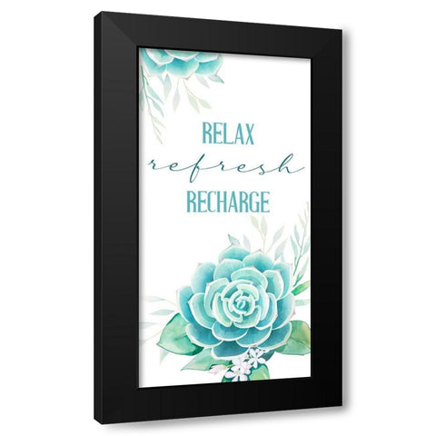 Recharge 1 Black Modern Wood Framed Art Print by Allen, Kimberly