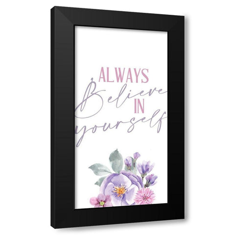 Hello Beautiful 2 Black Modern Wood Framed Art Print by Allen, Kimberly