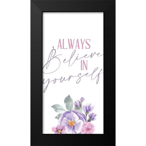 Hello Beautiful 2 Black Modern Wood Framed Art Print by Allen, Kimberly