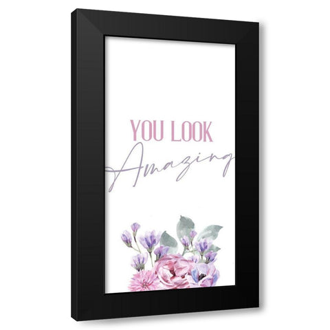 Hello Beautiful 3 Black Modern Wood Framed Art Print with Double Matting by Allen, Kimberly