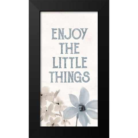 Spring Blue 3 Black Modern Wood Framed Art Print by Allen, Kimberly