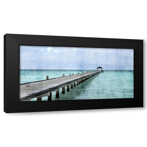 Paradise Black Modern Wood Framed Art Print by Allen, Kimberly