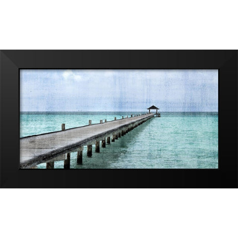 Paradise Black Modern Wood Framed Art Print by Allen, Kimberly