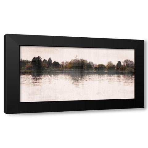 Serenity Lake Black Modern Wood Framed Art Print by Allen, Kimberly