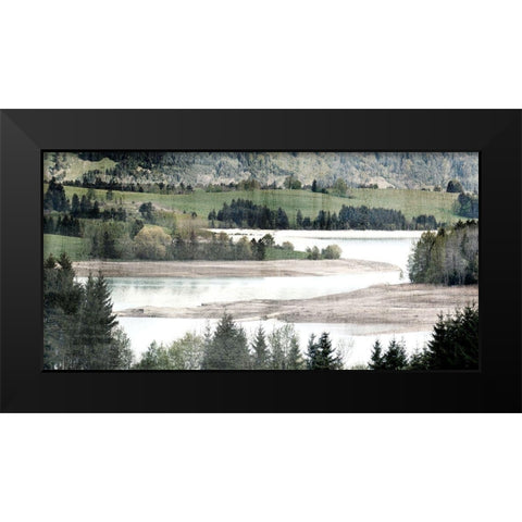 River Rum Black Modern Wood Framed Art Print by Allen, Kimberly