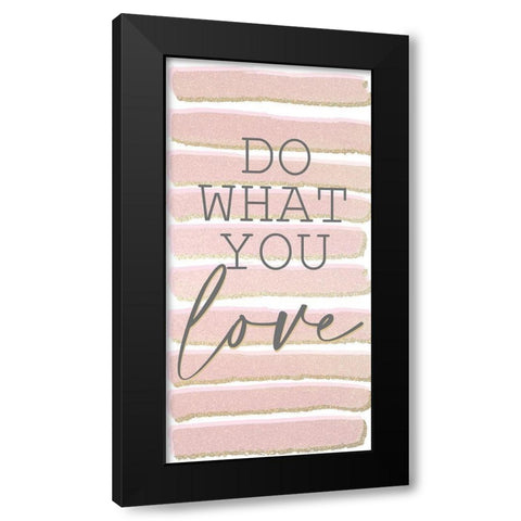 Fashionista 6 Black Modern Wood Framed Art Print with Double Matting by Allen, Kimberly