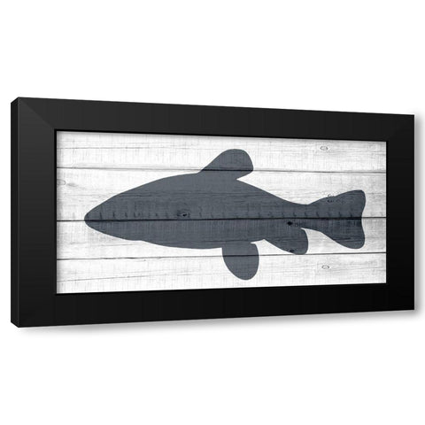 Lake House 1 Black Modern Wood Framed Art Print with Double Matting by Allen, Kimberly