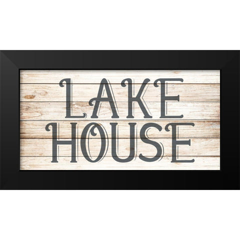 Lake House 4 Black Modern Wood Framed Art Print by Allen, Kimberly