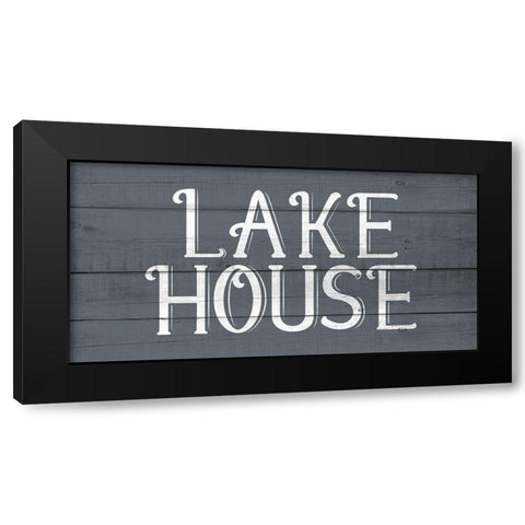 Lake House 4 Black Modern Wood Framed Art Print with Double Matting by Allen, Kimberly