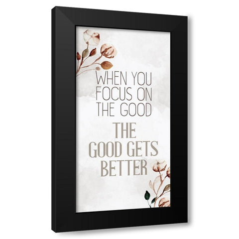 The Good Black Modern Wood Framed Art Print with Double Matting by Allen, Kimberly