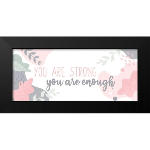 Affirmations 3 Black Modern Wood Framed Art Print by Allen, Kimberly
