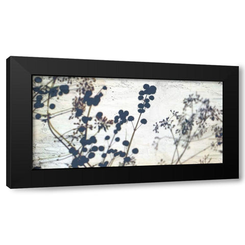 Dried Flowers Black Modern Wood Framed Art Print by Allen, Kimberly