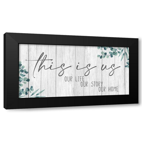 Our Panel v2 Black Modern Wood Framed Art Print with Double Matting by Allen, Kimberly