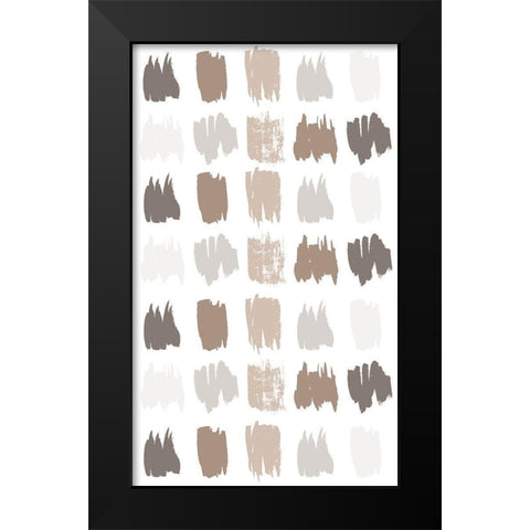 Paint Daubs 2 Black Modern Wood Framed Art Print by Allen, Kimberly
